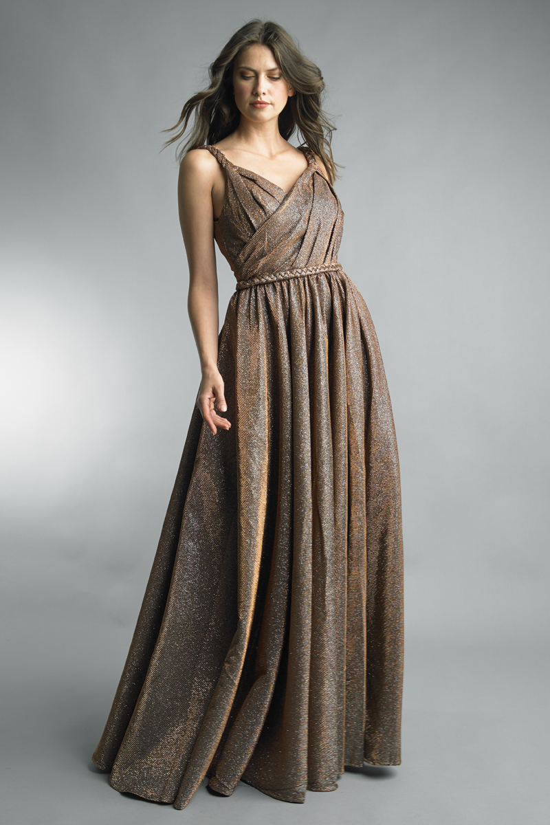 D1348L | sleeveless evening dress |  