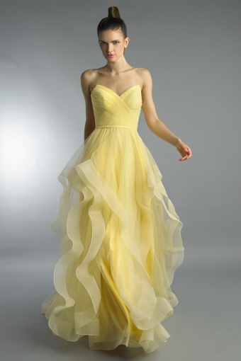 cascading tulle ballgown by basix